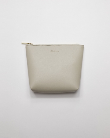 ▲上記画像　Chérize multi pouch (ivory)　3,200円(税抜)