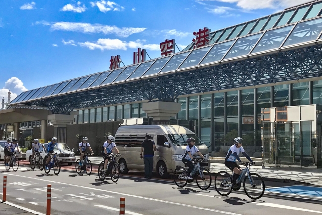 松山空港を出発し四国一周へ