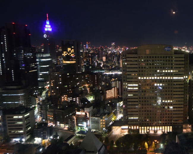 29階からの夜景を見ながら