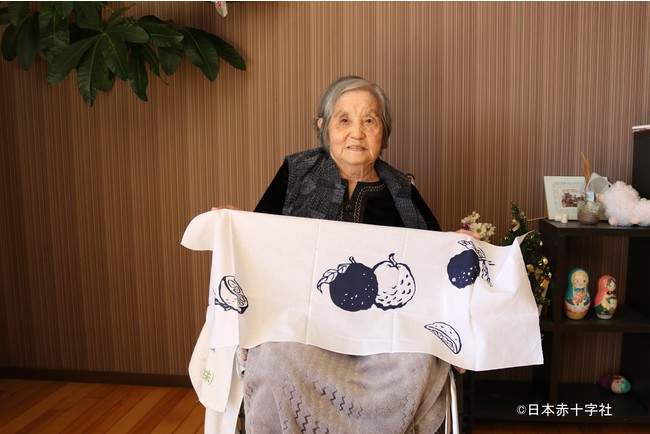 「ありがたいこと。宝物にします」日髙昭子さん（90代） （鹿児島県・特別養護老人ホーム錦江園）