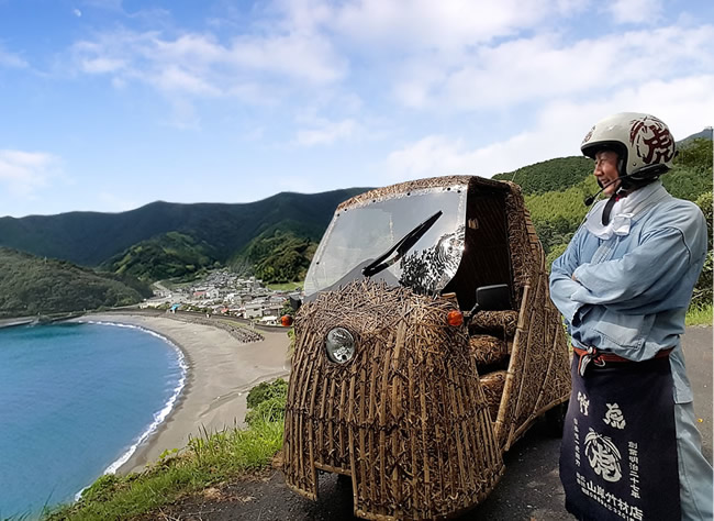 日本唯一の虎竹電気自動車「竹トラッカー」、竹虎四代目