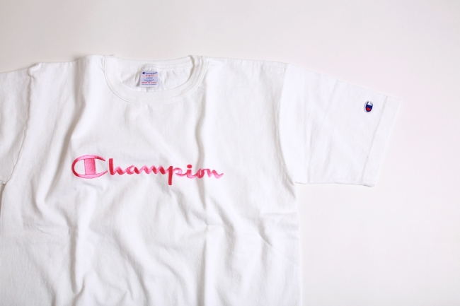 Champion For her渋谷109 オープン記念限定商品Made in USA「T1011」Tシャツ イメージ