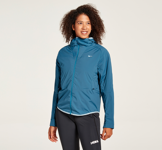 HYBRID RUN JACKET (Moroccan Blue)