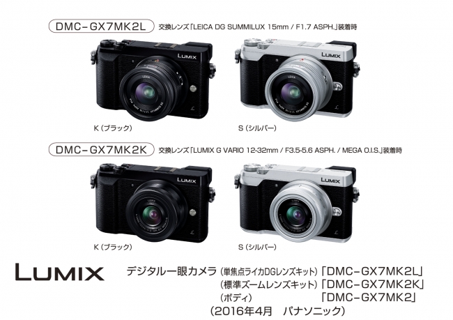 パナソニック デジタル一眼カメラ「DMC-GX7MK2」