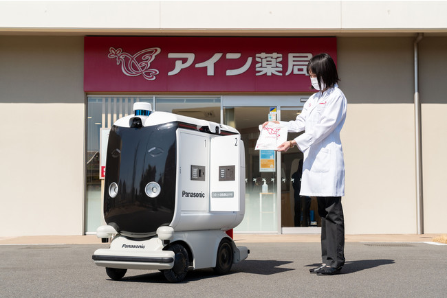 小型低速ロボット 配送サービス イメージ