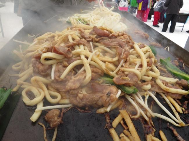 ジンギスカンの〆はうどんで決まり！