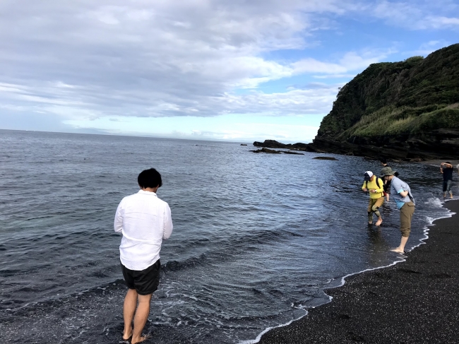 屋外・裸足ウォーキング