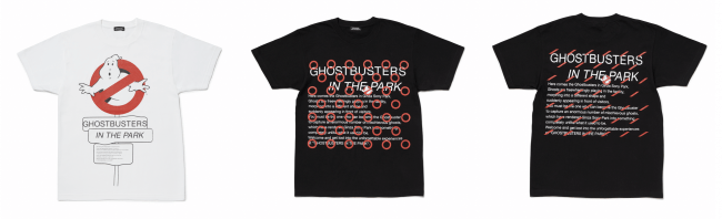 左：NO GHOST Sign T shirt [BLACK/WHITE] / 中・右：Find GHOST T shirt [BLACK/WHITE]