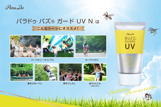 パラドゥ　バズ® ガードUV N　おすすめ使用シーン