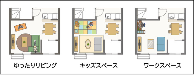 多彩なライフスタイルに寄り添うワイドリビング