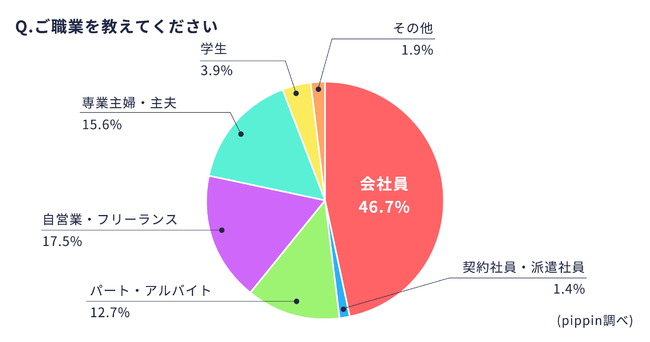 pippin副業ネットショップオーナー調査_職業