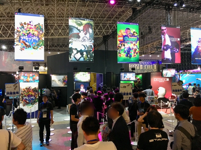 TGS2018初日朝一ブース風景