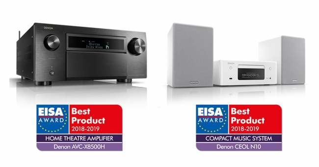 AVC-X8500HとCEOL N10がEISA AWARD “Best Product 2018-2019”を受賞