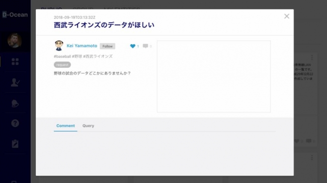 他ユーザーへのリクエストが可能