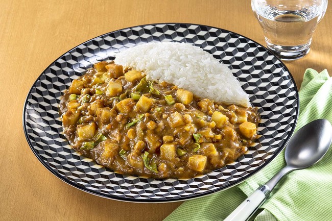 納豆と大根のキーマカレー