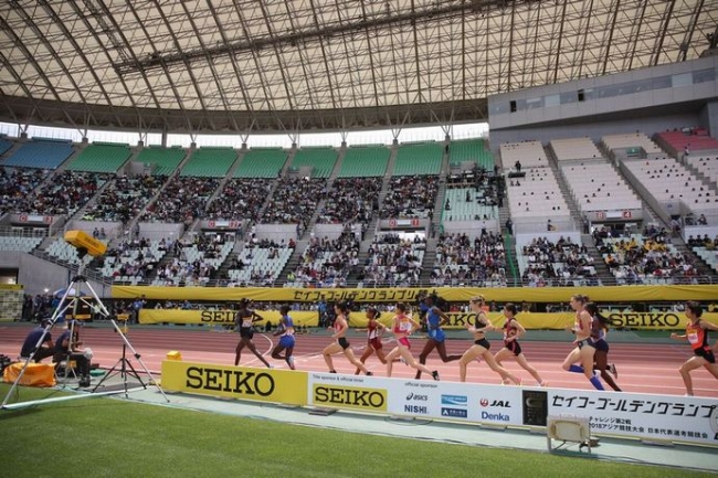 ▲昨年の「セイコーゴールデングランプリ陸上2018大阪」の様子