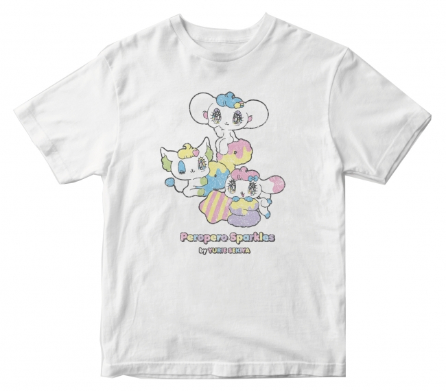 ▲ペロペロ★スパ～クルズ PP★S　Tシャツ ホワイト 