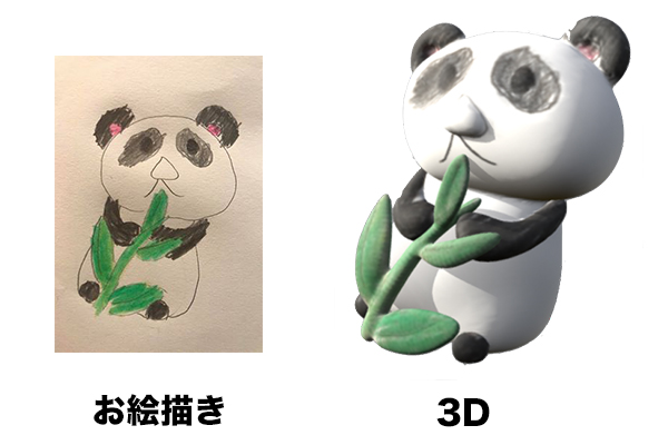 お絵描きが3Dに