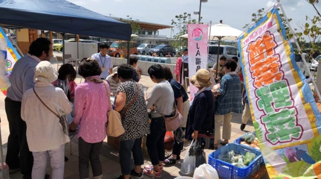 ならはSUNマルシェ」開催時の様子