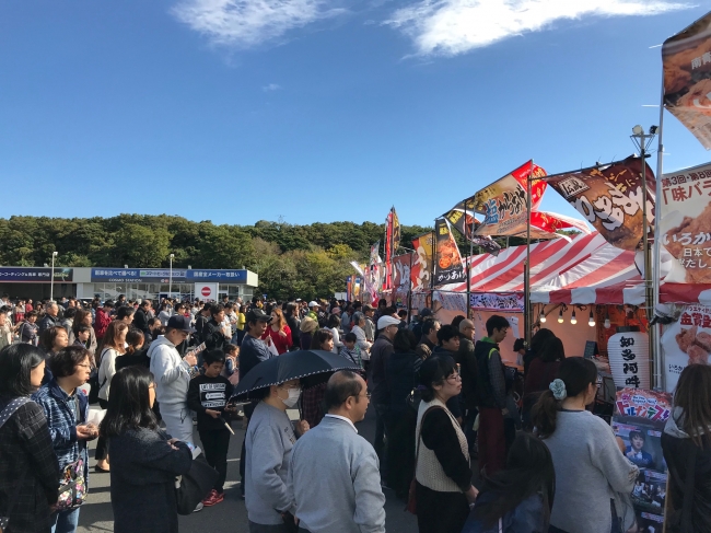 からあげフェスティバル in 千葉　イオンモール木更津 昨年風景