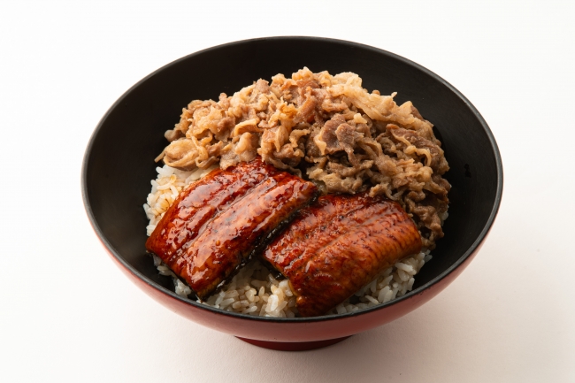 うな牛丼（みそ汁付）