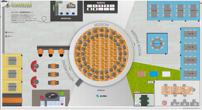 バーチャルコワーキングスペース『SHABERUBA（シャベルバ）』