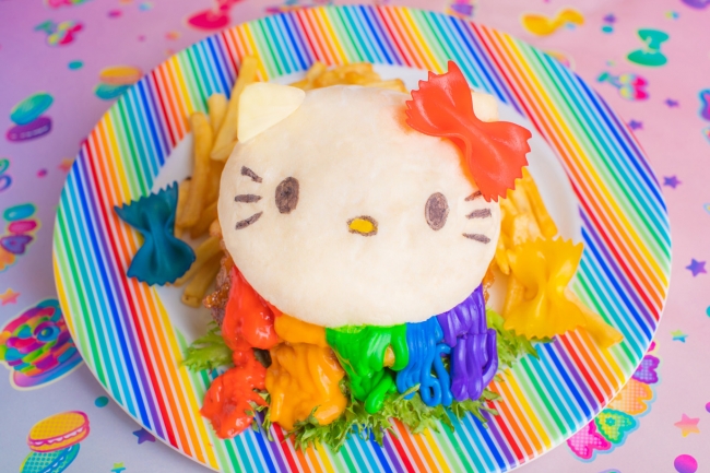 カラフルポップバーガーHELLO KITTY バーガー