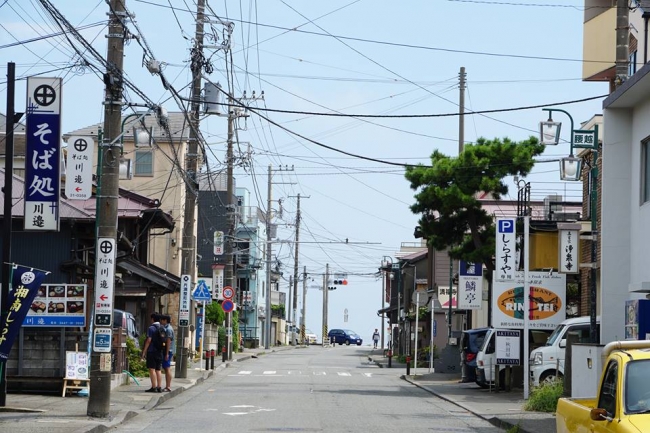 腰越の街並み