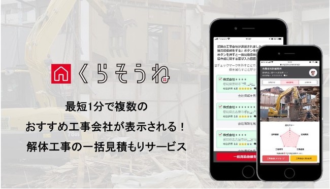 「くらそうね」サービスイメージ図