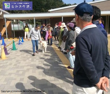 盲導犬協会見学会にて