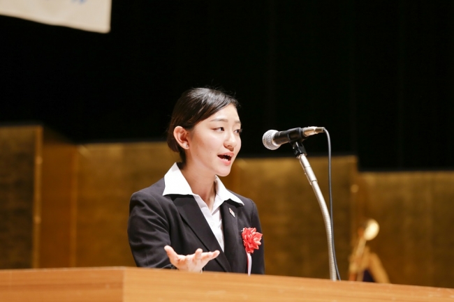 英語部門最優秀賞受賞　正木さん