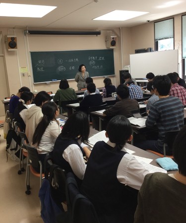 東京大学にて。最終講義の日。