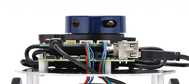 小型のLiDAR（LRF）を標準搭載