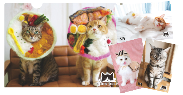 限定特別販売！「ねこにすとファミリー写真グッズ」