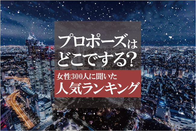 プロポーズの場所人気ランキング