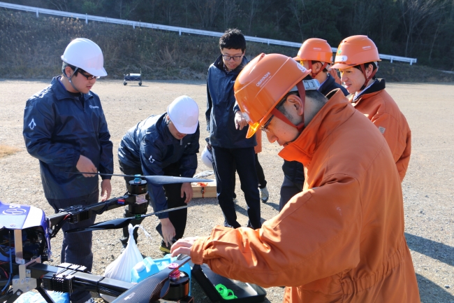 実証実験の現場