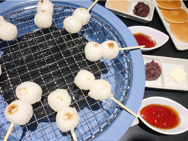 自分好みのカリっとモチモチ焼き団子