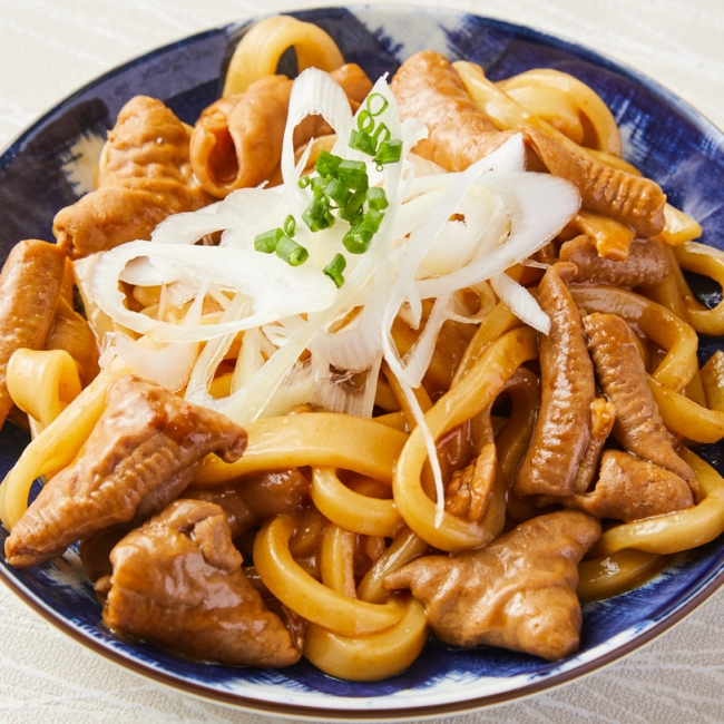 もつ焼きうどん 460円