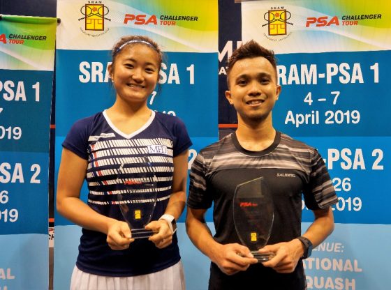 渡邉聡美プロ2度目の優勝　男子優勝マレーシアのアディーン選手と