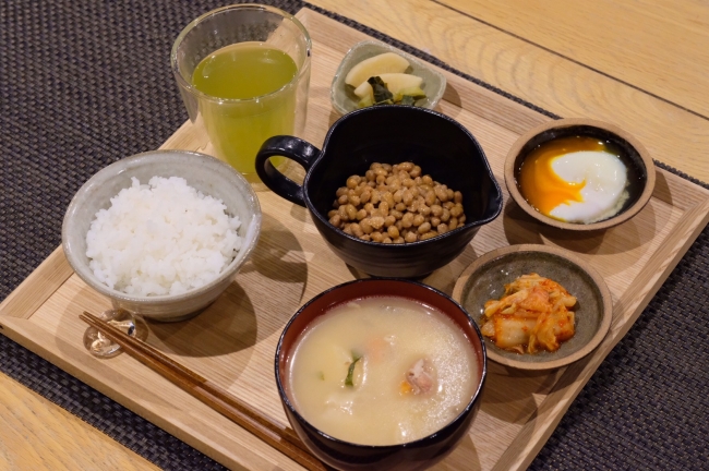 ❖パスポート対象セット：納豆ご飯定食(梅コース)❖