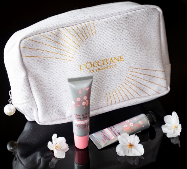 L’OCCITANE「チェリーブロッサム」のアメニティ（イメージ）