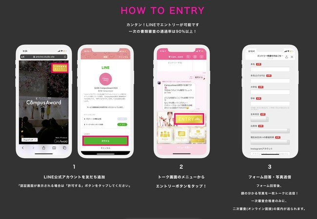 キャンパスアワード出場エントリー方法