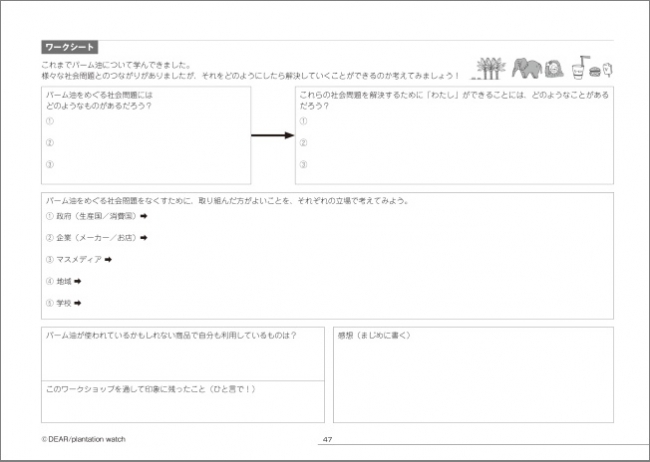 コピーしてすぐに使えるワークシートを収録しています。