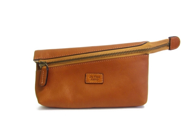 フレグランスレザー　AROMA Leather Goods Zipper Case – L ダヴィンチ ファーロ　Davinci FARO