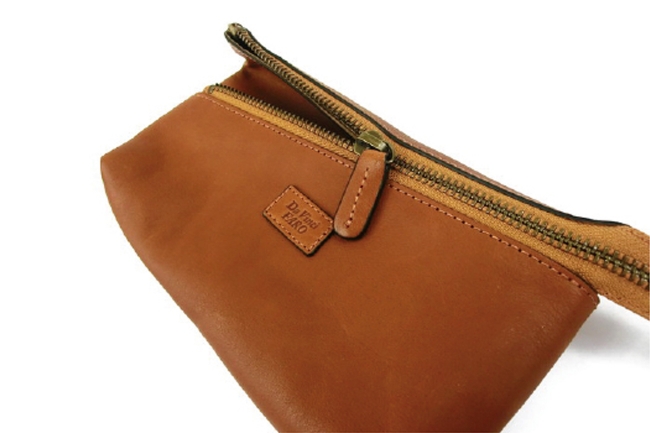 フレグランスレザー　AROMA Leather Goods Zipper Case – L ダヴィンチ ファーロ　Davinci FARO