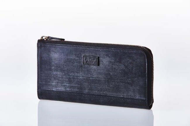 BRIDEL leather Slim Zip Wallet ダビンチファーロ  davinci-faro