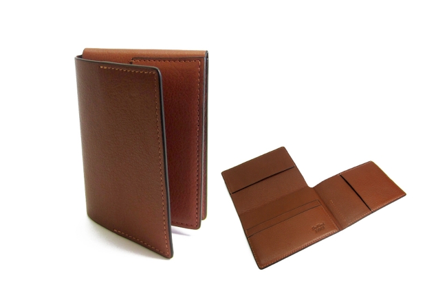 フレグランスレザー　AROMA TORES Tre-folding card case ダヴィンチ ファーロ　Davinci FARO