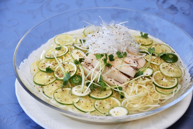 すだち冷やしスープ麺