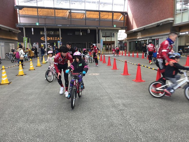 過去の自転車教室の様子