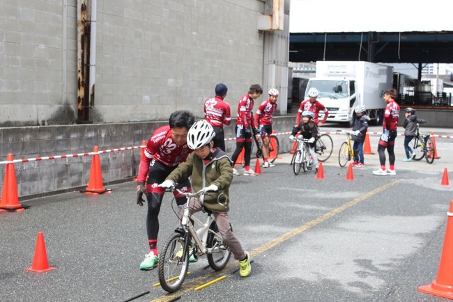 過去の自転車教室の様子